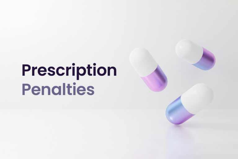 The text prescription penalties with some capsules